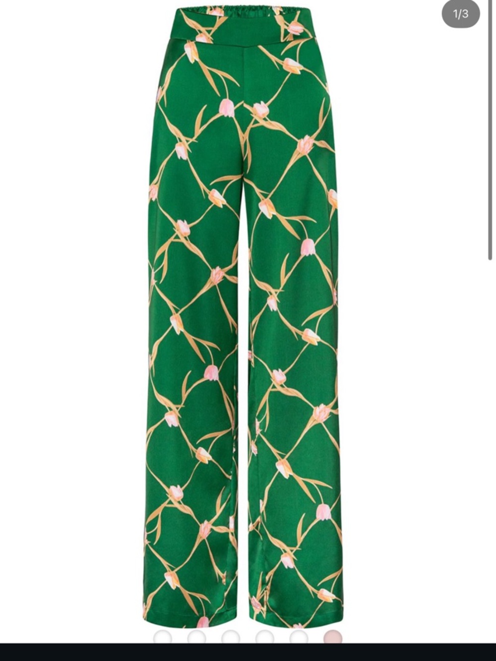 Misa Los Angeles  Izzie Pants in the Tulip Lattice Satin print